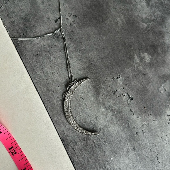 Moon crystal long necklace - Picture 4 of 5